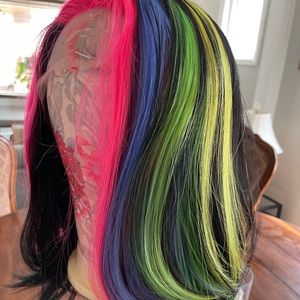 16 inch bob 13x4 lace front wig